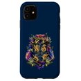 thumbnail image 1 of Funda para iPhone 11 con Escudo Floral Multicolor de Hogwarts - Harry Potter, 1 of 3