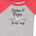 thumbnail image 4 of Inktastic Nana and Papa Love Me Heart Grandchild Boys or Girls Baby Bodysuit, 4 of 5