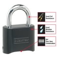 thumbnail image 4 of Master Lock 2in Set Your Own Combination Padlock - Solid Body, Black, 4 of 6