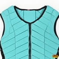 thumbnail image 4 of Small Hilason Adult Safety Equestrian Eventing Protective Vest Turquoise, 4 of 7