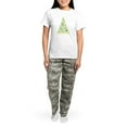 thumbnail image 4 of CafePress - Spider Christmas Tree Pajamas - Women's Short Sleeve Print T-Shirt and Pants Light Cotton Pajama Set, 4 of 7