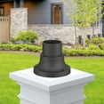 thumbnail image 2 of Livex Lighting 78212-14 5-1/2" Wide Pier Mount Base - Black, 2 of 7