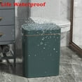 thumbnail image 3 of Bxaolu Kitchen Trash Can with Lid, Plastic Automatic Touchless Motion Sensor Rectangular Trash Can, 13L/3.5 Gal, Green, 3 of 6
