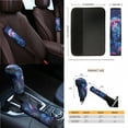 thumbnail image 4 of Jeiento Jellyfish Auto Seat Covers Full Set 14 PCS Steering Wheel Cover Seat Belt Pads Waste Basket Bin Rearview Mirror Cover Cup Holder Center Console Cover Handbrake Cover Gear Shift Cover, 4 of 7