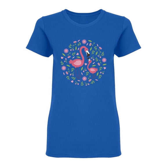 Cute Baby Flamingo Shaped T-Shirt Women -Image by Shutterstock, Female Medium