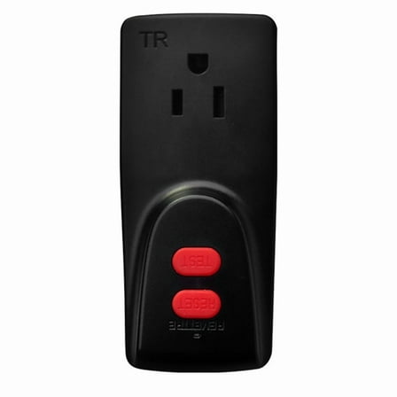 GFCI Adapter 15 Amp 3 Prongs Grounded,GFCI Plug Portable Plug-in Ground Fault Circuit Interrupter to Electric US