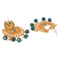 thumbnail image 6 of Efulgenz Indian Wedding Bridal Sets Green Traditional Faux Kundan Crystal Stone Necklace Chaandbali Earrings with Maang Tikka Bollywood Indian Jewelry for Women, 6 of 6