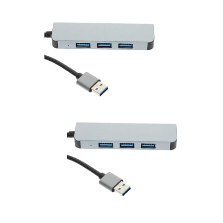 CIMAXIC Assorted Color Aluminum USB Hub 4-Port Expander for Computer Multiple Devices