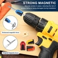 thumbnail image 4 of Anillo Magnético para Cabezal de Destornillador Uxcell 1pcs 9/32" Portabits Universal para Taladros de Punta Hexagonal Herramientas de Potencia Reparación DIY, Azul/Amarillo/Naranja/Amarillo, 4 of 6
