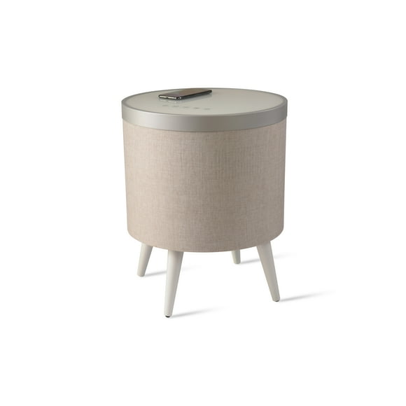 Table d'Appoint Koble Blanc/blanc/argent
