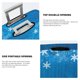 thumbnail image 3 of Balery Blue Christmas Funda de equipaje, fundas para maletas, elástica, lavable, protector de maletas, compatible con maletas de 18 a 32 pulgadas-X-Large, 3 of 7