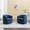 navy, variant on SEYNAR Modern Boucle Upholstered Swivel Accent Chair Set of 2,Round Barrel Single Armchair Sofa for Living Room,Club