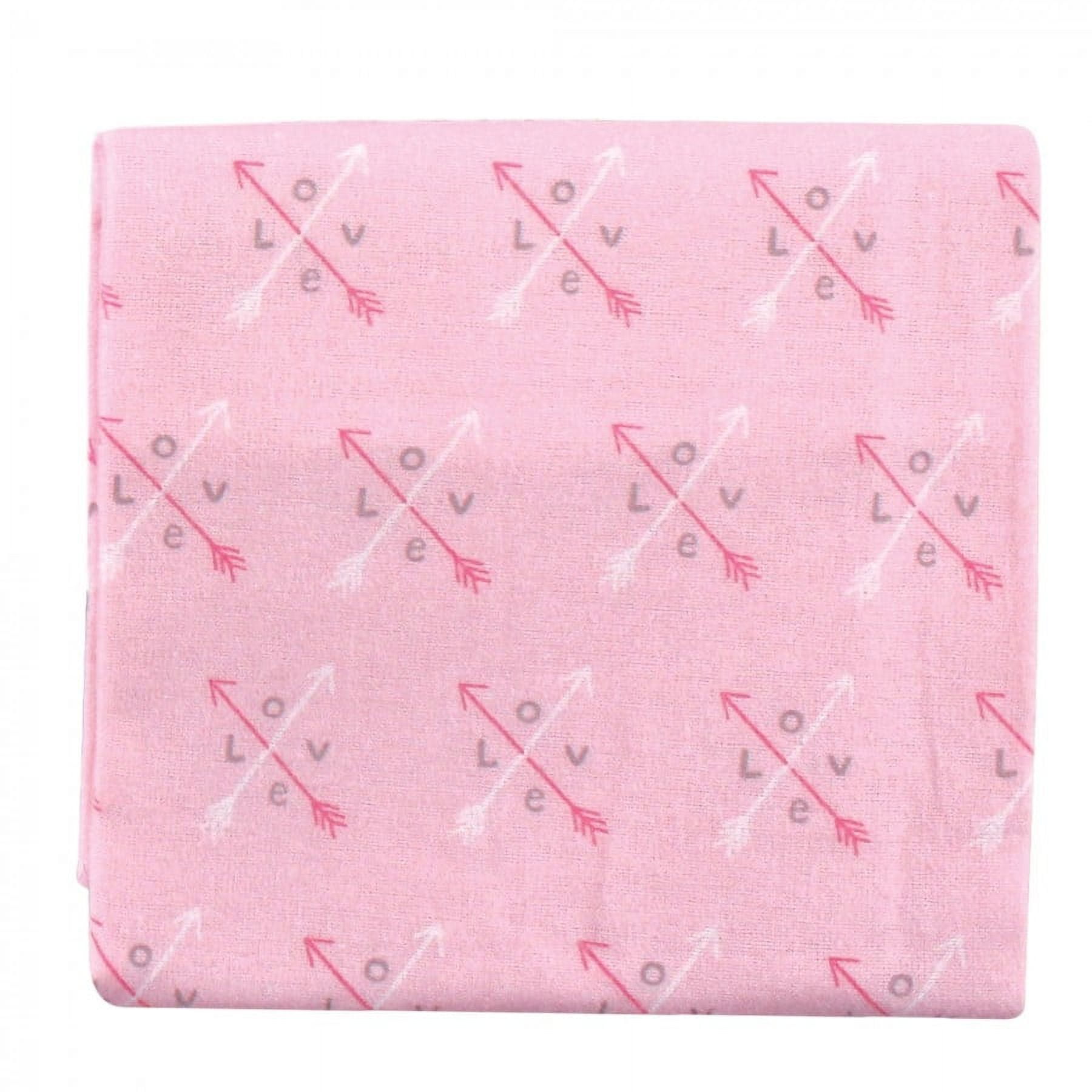 Luvable Friends Unisex Baby Cotton Flannel Receiving Blankets, Love 7-Pack, One Size