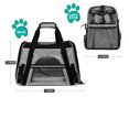 thumbnail image 3 of PetAmi Premium Airline Approved Soft Sided Pet Carrier, Heather Gray, 3 of 8