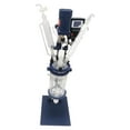 thumbnail image 3 of INTBUYING Réacteur Câblé 2L Réacteur en Verre de Laboratoire Réacteur en Verre Câblé Récipient de Réaction Chimique avec Cadre de Support pour Distillation de Réaction Chimique 110V, 3 of 16