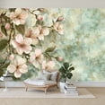 thumbnail image 7 of Peel and Stick Wallpaper Wall Murals Floral Flower Tree Modern Sage Green Decorative 100"H x 144"W Removable PVC Wall Paper Self-Adhesive Wall Paintings Art Decor for Bedroom Living Room, 7 of 7
