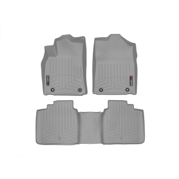 WeatherTech Custom Fit FloorLiners compatible with 2016-2018 Lexus ES - 1st & 2nd Row, Grey