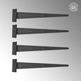 thumbnail image 2 of Renovators Supply Tee Strap T-Hinge Large Black For Barn Doors or Large Gates 25 1/4" Length, 2 of 10