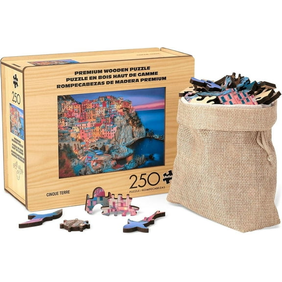 Wood Puzzle: Cinque Terre – Whimsy Pieces