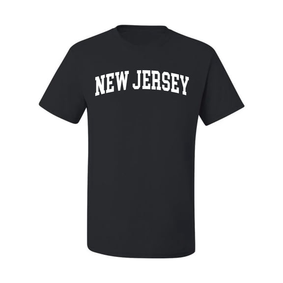 Wild Bobby State of New Jersey College Style Men Tee
