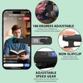 thumbnail image 4 of Wireless Auto Clicker, Rechargeable Screen Tapper w/ LED Display & 107 Speeds (1-99/s), Quiet Optical Sensor, 180° Head for Live Stream, Games, 4 of 13