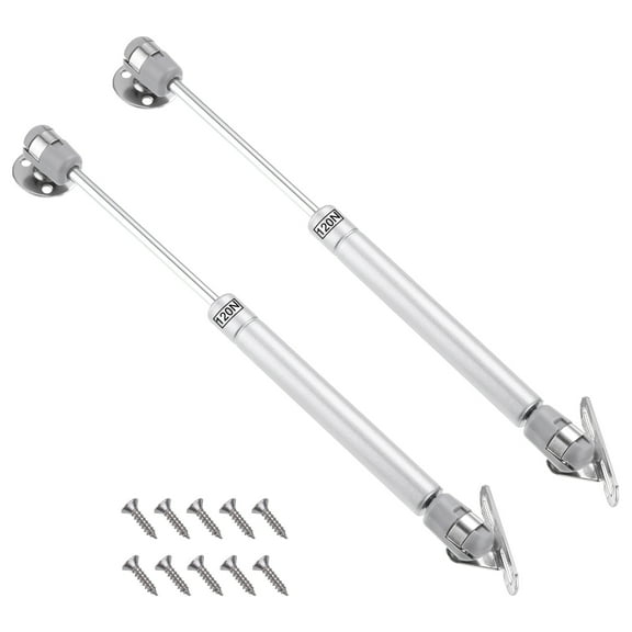 Uxcell 26LB/120N Gas Struts, 10.4 inch Spring Shocks Lift Support for RV Overhead Window Cabinet Door Toolbox Lid, 2 Set