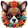 thumbnail image 1 of 5D DIY Pintado Cabeza Perro Kit Del 30x30cm, 1 of 9
