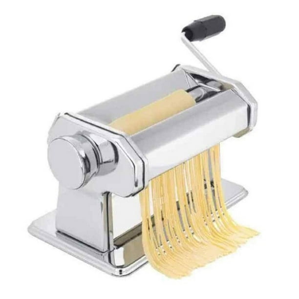 2 in 1 Manual Pasta Machine Maker Stainless Steel Roller and Cutter