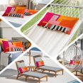 thumbnail image 6 of Pink Orange Pillow Covers 16"x24", Geometric Modern Abstract Oil Painting Soft Brushed Microfiber Breathable Throw Pillow Covers, Decorative Pillowcase with Zipper for Couch Sofa Bedroom Living Room, 6 of 9