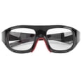 thumbnail image 2 of Basketball Goggles, Sports Goggles, Protective Goggles, Fashional With Strap For Boys Kids Black Red, 2 of 8