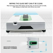Electric Window Cleaner Robot, Automatic Window Cleaning Robotic Vacuum Cleaner with APP Remote Control, Dual Spray & 50ML Water Tank, for House Glass Washer