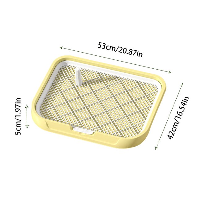 Plateau pour Chiot Détachable Lavable en Maille Support de Tapis d'Urine pour Chien Plateau d'Entraînement pour Chiot Coin de Litière pour Animaux de Compagnie