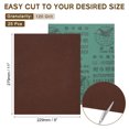 thumbnail image 2 of Uxcell 25 Pack 9" x 11" Sand Paper, 120 Grit Sandpaper Aluminum Oxide Abrasive, Hand Sanding Sheets for Wood Furniture Floor Finishing and Metal Polishing, 2 of 6