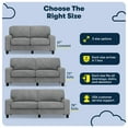 thumbnail image 4 of Serta Palisades 73" Track Arm Sofa with Removable Covers Glacial Gray, 4 of 17