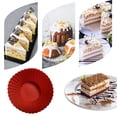 thumbnail image 3 of Tazas de silicona para muffins Naiovety moldes de chocolate para tarta de queso Type1 NO1, 3 of 6