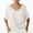 White, variant on TYGHBN Solid Color V Neck Short Sleeve Elegant T Shirt for Women Womens Short Sleeve T Shirt Women's Shirt Raglan T Shirt Women Lightweight for Women Tech T Shirt T Shirt Women Short Sleeve Large