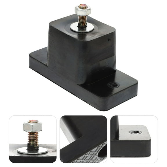 OATIPHO 4Pcs Air Conditioner Holder Black Rubber Support Pad Sturdy Easy to Install External Unit Rack