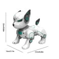 thumbnail image 2 of 2.4G Remote Control Robot Dog Programmable Smart Pet Toy With Voice Light Effects Dancing Walking Modes Stem Educational Toy For Kids 8.66X8.27X5.12 Inches, 2 of 6