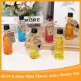 thumbnail image 3 of FZC-36 Pack Mini Bouteilles de Liqueur 2oz Bouteilles de Jus Mini Bouteilles de Shooting avec Couvercles 50ml Bouteilles de Gingembre Réutilisables pour Vin avec 36 Étiquettes, 4 Entonnoirs, Brosse et Ficelle, 3 of 4
