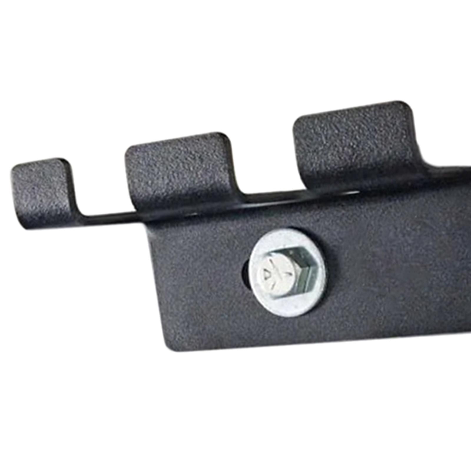 DimyFew Barbell Rack, Gym Bar Hooks Squat Rack Wall Mounted Space Saving Heavy Duty Rack Style E