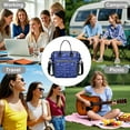 thumbnail image 5 of Laboratory Science Design Large Insulated Lunch Bag – Leakproof Dual Compartment Cooler Tote Adjustable Strap Multi pocket Organizer for Work and Study, 5 of 5