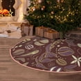 thumbnail image 6 of KLL Coffee and Flowers Christmas Tree Skirt 30" ,Party Decorations Farmhouse for Christmas Decorations Holiday Party, 6 of 6