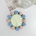 thumbnail image 4 of Rose Bouquet Crochet Coaster Kits Flower Coaster Crochet Starter Kits DIY Crochet Kits for Home Decoration, 4 of 20