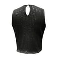 thumbnail image 6 of SNKSDGM Female Womens Tank Tops Athletic Fitted Women's Tank Tops Women Fashion Solid Sequin Casual Sexy Crewneck Sleeveless Vest L, 6 of 6