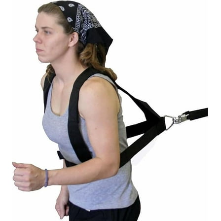 Shoulder Harness with Quick Release - Padded Resistance Training for Speed, Agility, Overspeed, Strength, and Athletic Performance - Adjustable & Comfortable