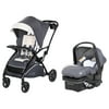 Baby Trend Sit N' Stand Stroller & EZ-Lift Plus Infant Car Seat, Magnolia