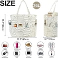 thumbnail image 3 of Bolso Tote Bluboon Impermeable Grande 45x20x40 cm con Compartimento para Ropa Mojada, 3 of 9