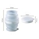 thumbnail image 2 of Taza de café de 350 ml, taza de café plegable duradera con cordón para viaje (blanco Ehuebsd Libre de BPA, 2 of 7