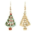 thumbnail image 3 of Guardurnaity Nuevos pendientes de Navidad, joyería de muñeco de nieve de cristal, pendiente de tuerca de árbol de Navidad para mujer, accesorios Ropa, zapatos y accesorios Miscelánea TYPE1, 3 of 6