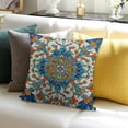 thumbnail image 3 of BANET  Orient Throw Pillow Cushion Cover, Traditional Middle East Floral Classic Bohemian Antique Persian Culture Pattern, Decorative Square Accent Pillow Case 18x18in, 3 of 5
